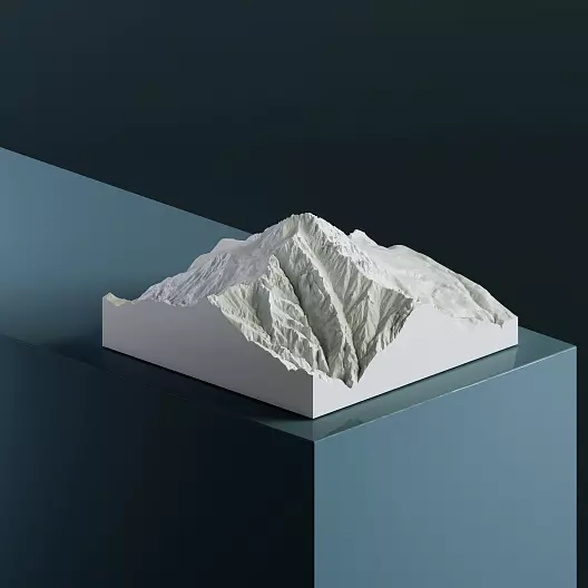 3D-модель горы Гриньетта