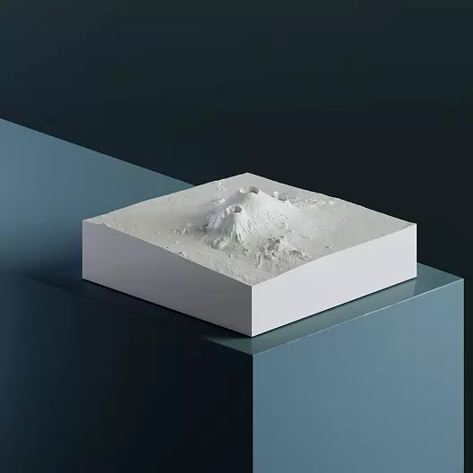Ньирагонго 3 470 м 3D-модель, STL для печати