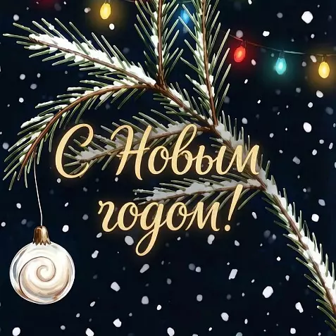 Цифровая открытка "С Новым годом!"