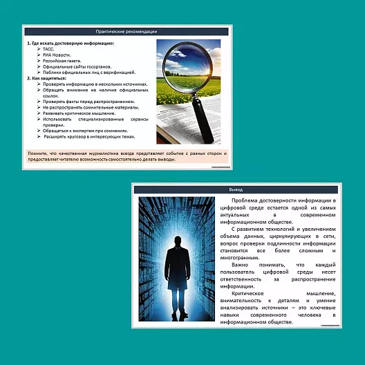 Презентация по ОБЗР «Достоверность информации в цифровой среде»