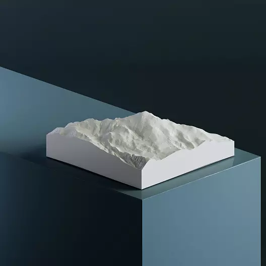 3D-модель горы Пайкс-Пик