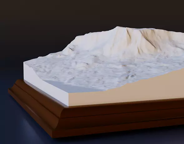 3D STL Модель Горы Ай-Петри
