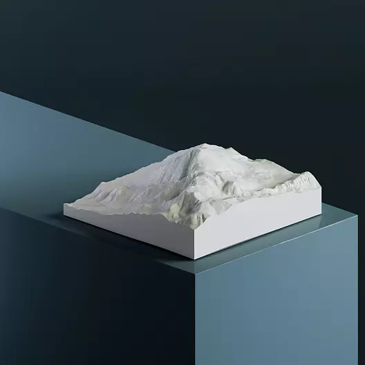 3D-модель горы Пайкс-Пик