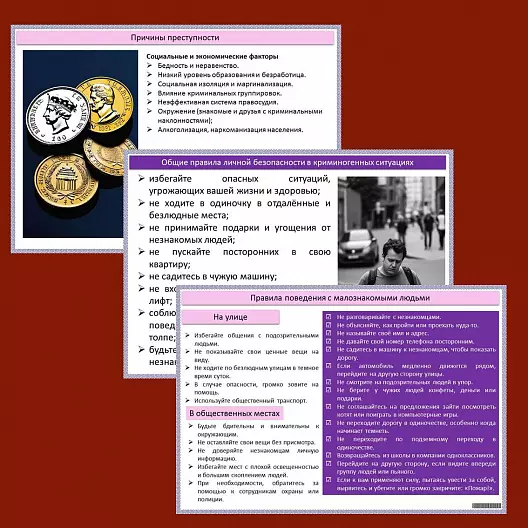 Презентация по ОБЗР «Предупреждение ситуаций криминального характера»