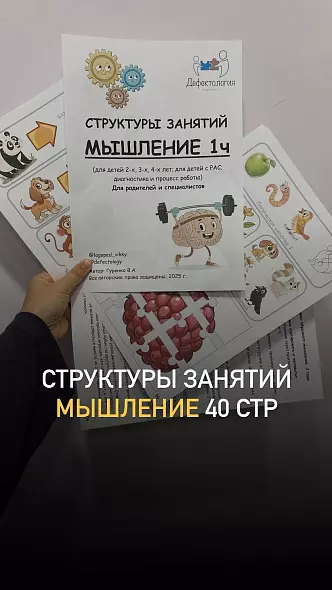 Структуры занятий. Мышление, 1 часть Виктория Гуренко