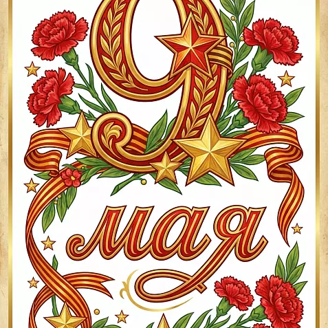 Открытка "9 мая"