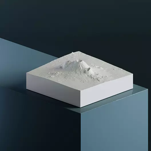Ньирагонго 3 470 м 3D-модель, STL для печати