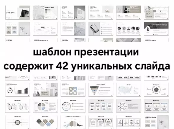 Презентация стартапа, Презентация для инвестора, Шаблон PowerPoint, Бизнес-презентация, Слайд-презентация