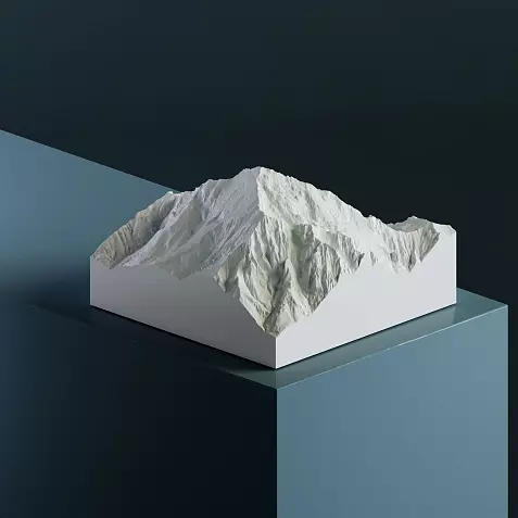 3D-модель горы Гриньоне
