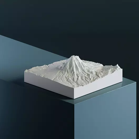 Чимборасо (6 263 м) 3D-модель, STL для печати