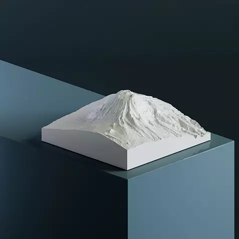 Килиманджаро (5 895 м) 3D-модель, STL для печати