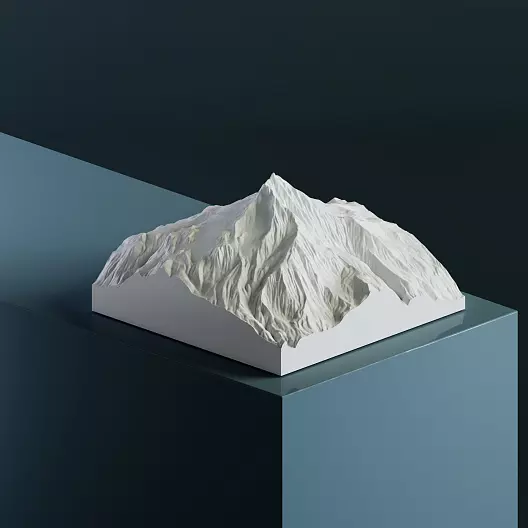 3D-модель вулкана Джефферсон