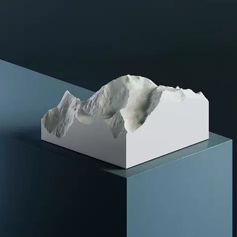 3D-модель горы Денали