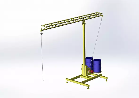 Мини кран строительный 250 кг