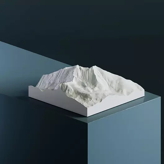 3D-модель горы Лонгс-Пик