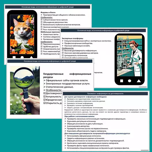 Презентация по ОБЗР «Достоверность информации в цифровой среде»