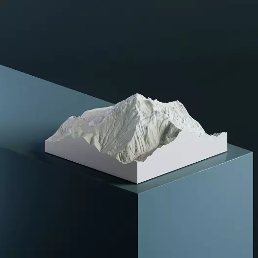 3D-модель горы Гриньетта