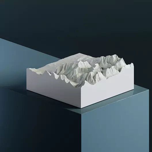Маунт-Элберт 4 401 м 3D-модель, STL для печати