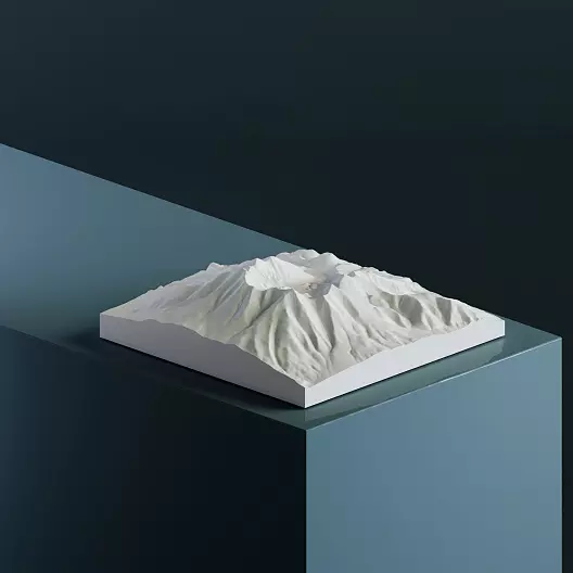 3D-модель горы Хамфрис-Пик