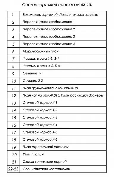 Проект каркасной бани 3х6 в стиле минимализм (М-63-15)