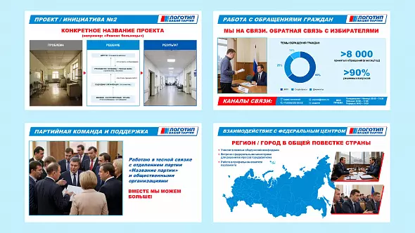 Презентация для депутата российской партии