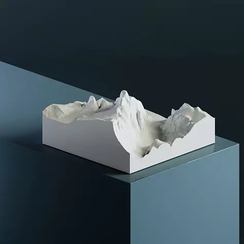 3D-модель горы Хаф-Доум