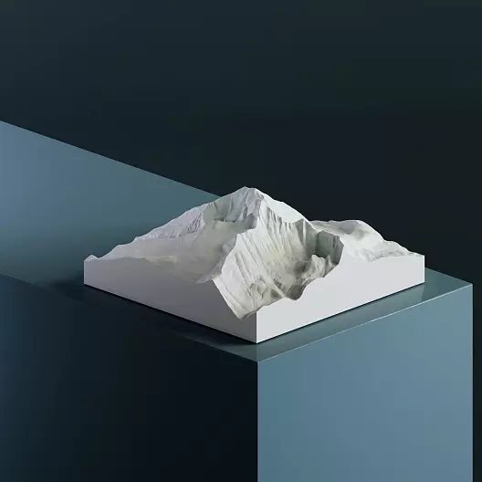 3D-модель горы Лонгс-Пик