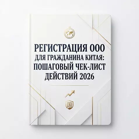 Регистрация ООО для гражданина Китая: пошаговый чек-лист действий 2026