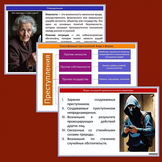 Презентация по ОБЗР «Предупреждение ситуаций криминального характера»