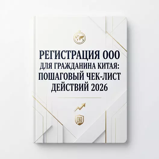 Регистрация ООО для гражданина Китая: пошаговый чек-лист действий 2026