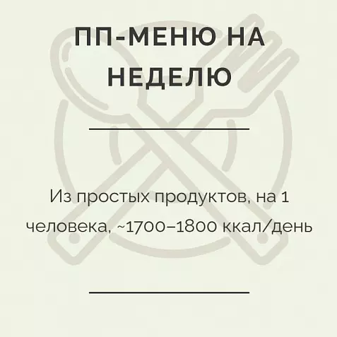 Правильное питание из Пятёрочки: меню, список покупок и 2000 ₽ на всё