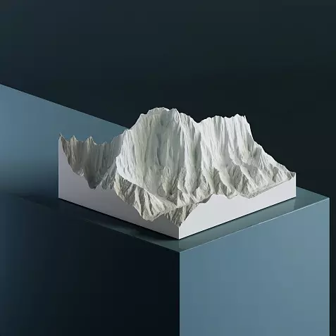 Нанга-Парбат 8 126 м 3D-модель, STL для печати