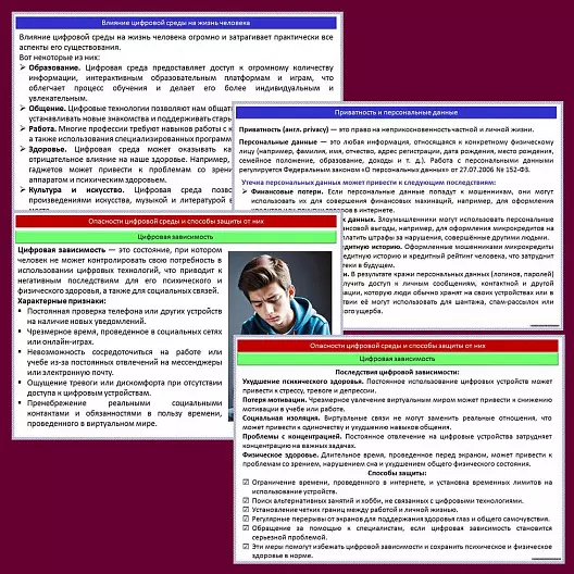 Презентация по ОБЗР «Безопасность в цифровой среде»