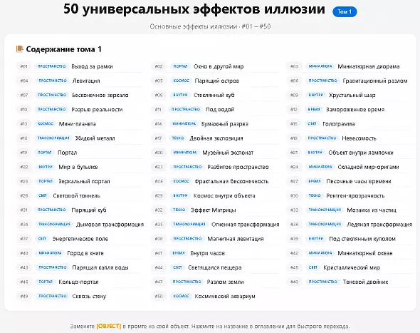 Том 1 — 50 эффектов иллюзии