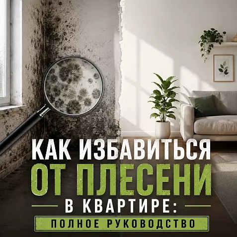 Как избавиться от плесени в квартире: полное руководство