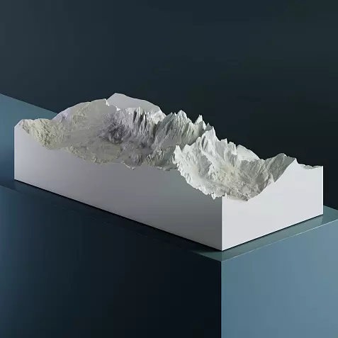 3D-модель горы Оделе