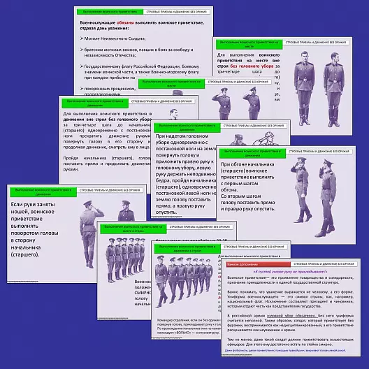Презентация по ОБЗР «Строевые приёмы и движение без оружия (строевая подготовка)»