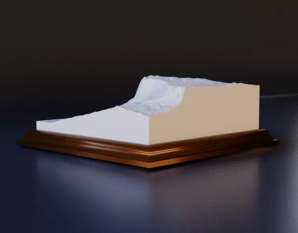 3D STL Модель Горы Ай-Петри