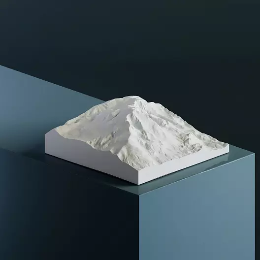 3D-модель горы Пайкс-Пик