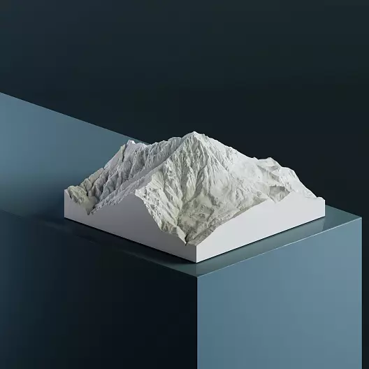3D-модель горы Гриньетта