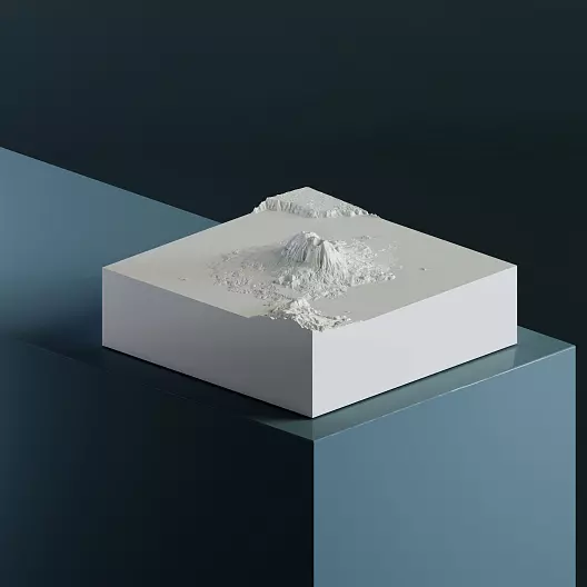 Сакурадзима 1 117 м 3D-модель, STL для печати
