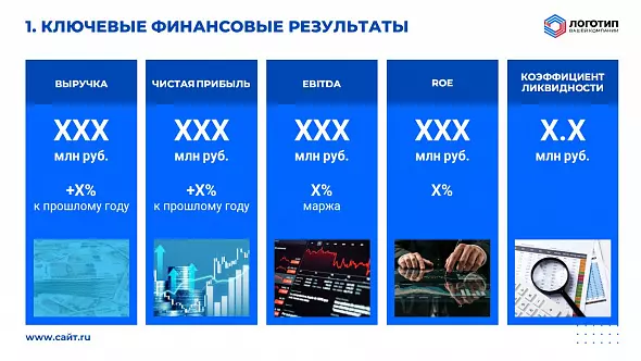 Презентация «Ежегодный финансовый отчет компании»