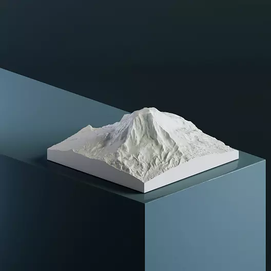 3D-модель вулкана Адамс