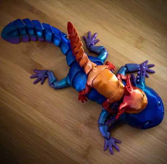 Файлы .STL и .3mf для 3D-печати шарнирной игрушки "Тритон"