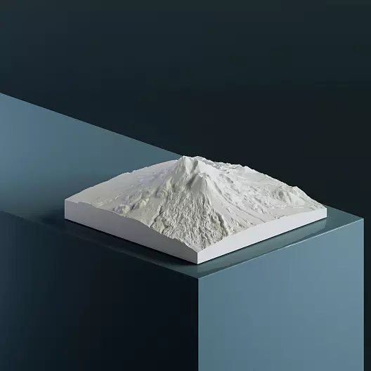 3D-модель вулкана Шаста