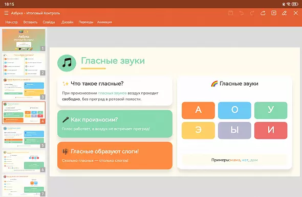 Итоговое повторение 'Прощай, Азбука!'