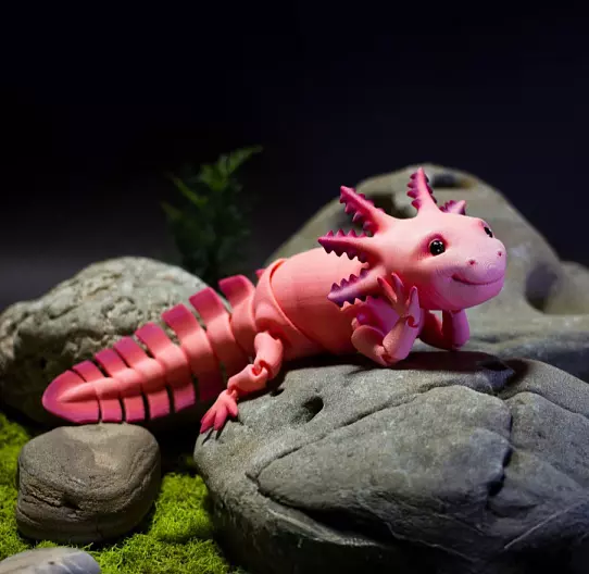 Файлы .STL и .3mf для 3D-печати шарнирной игрушки "Тритон"