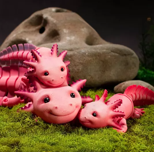 Файлы .STL и .3mf для 3D-печати шарнирной игрушки "Тритон"