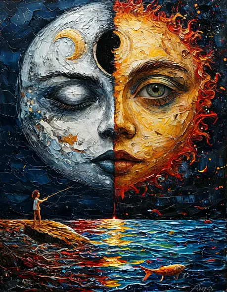 Луна и Солнце