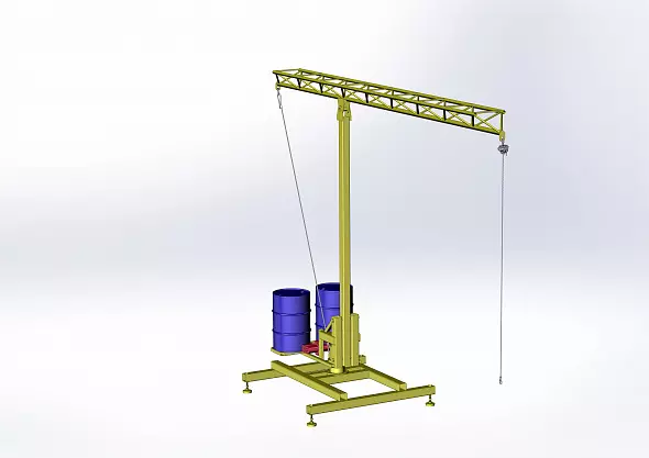 Мини кран строительный 250 кг